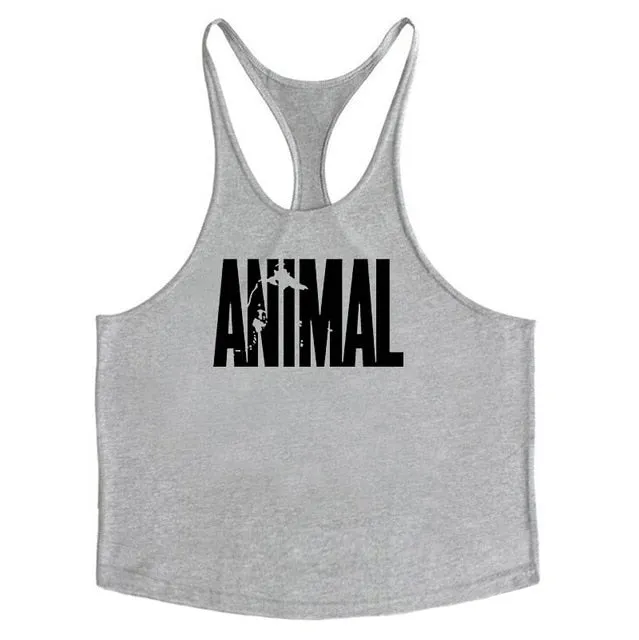 Muscleguys Cotton Gyms Tank Tops Men Sleeveless Tanktops For Boys Bodybuilding Clothing Undershirt Fitness Stringer Vest