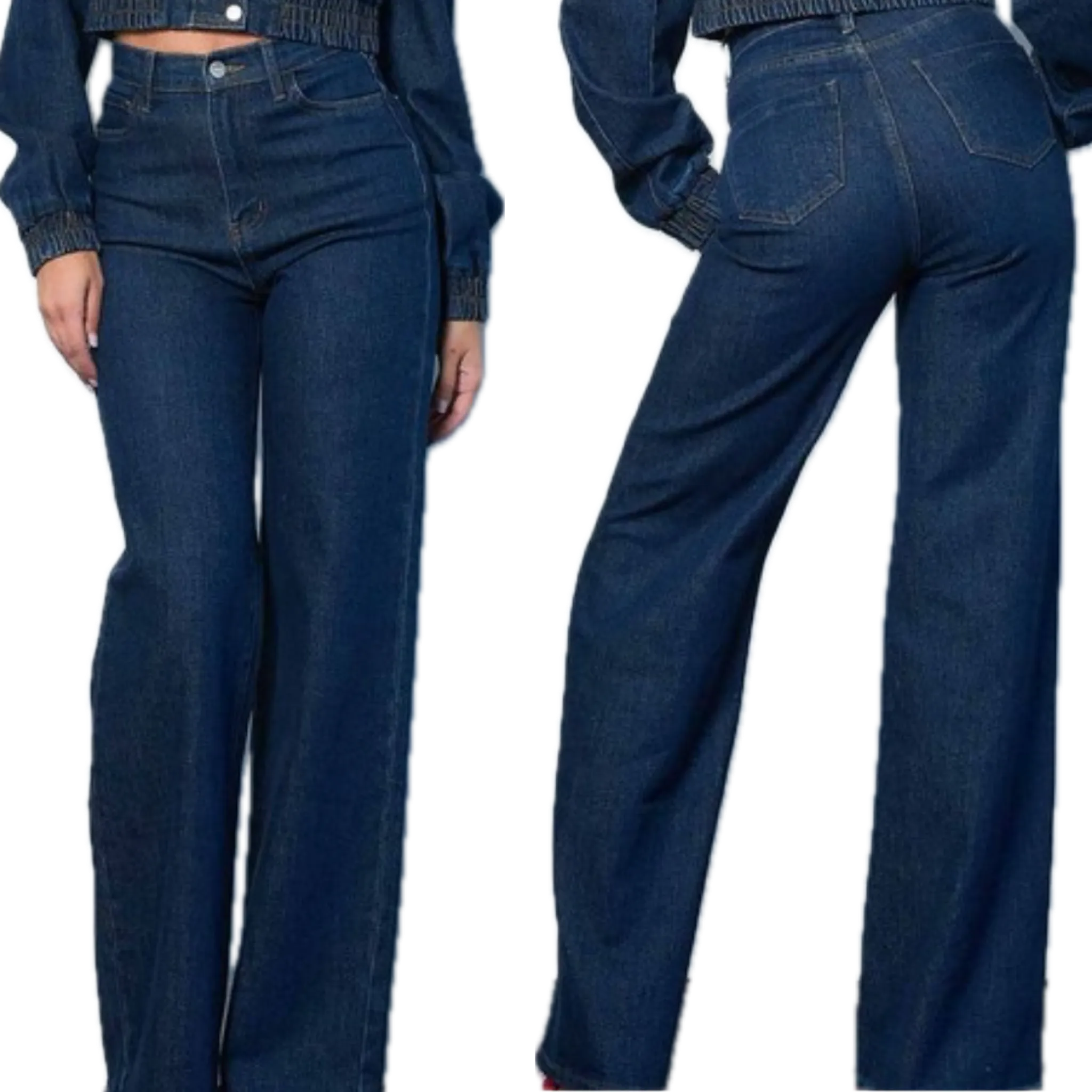Índigo High- Rise Jeans