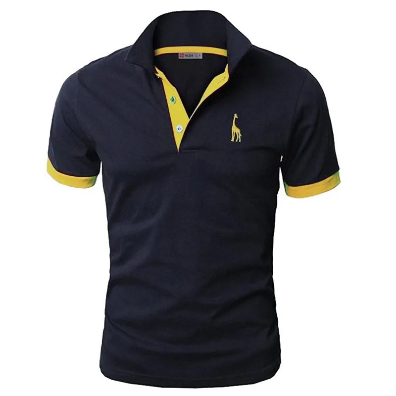 New 2021 Fashion Summer T Shirt Men Short Sleeved Male Turndown Collar Casual Colors T-Shirts Men Clothing