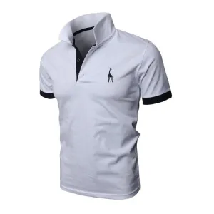 New 2021 Fashion Summer T Shirt Men Short Sleeved Male Turndown Collar Casual Colors T-Shirts Men Clothing