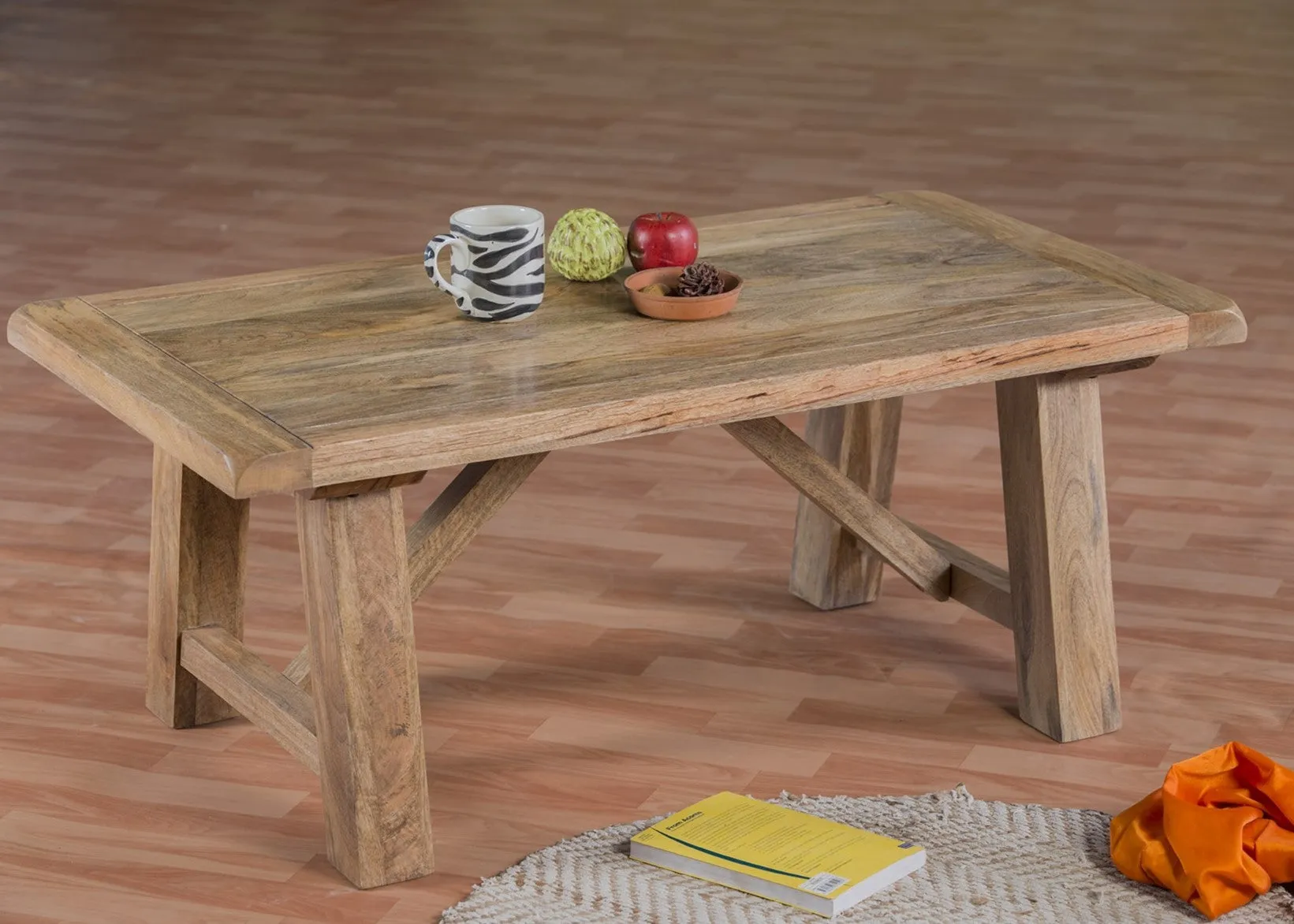 Odisha Solid Chunky Mango Wood Coffee Table