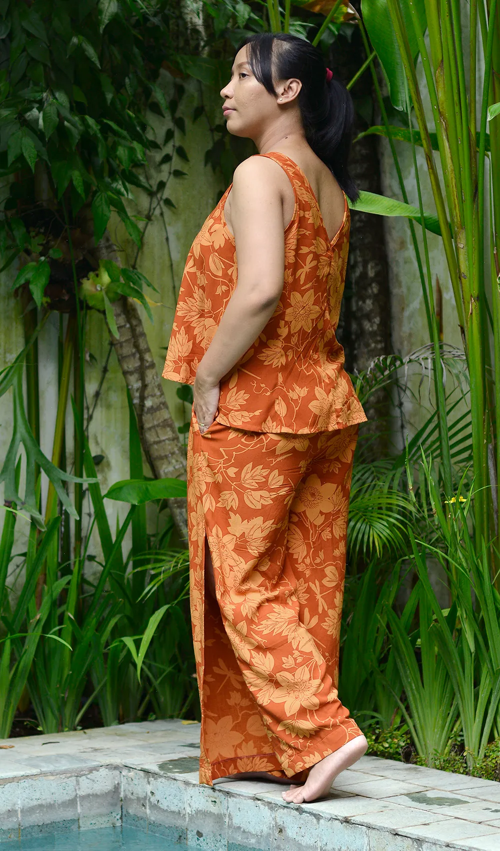 Passion Flower Spice Semi-Swing Top, 2 sizes - SALE CLOTHING & KIDS