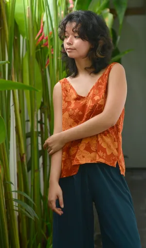 Passion Flower Spice Semi-Swing Top, 2 sizes - SALE CLOTHING & KIDS