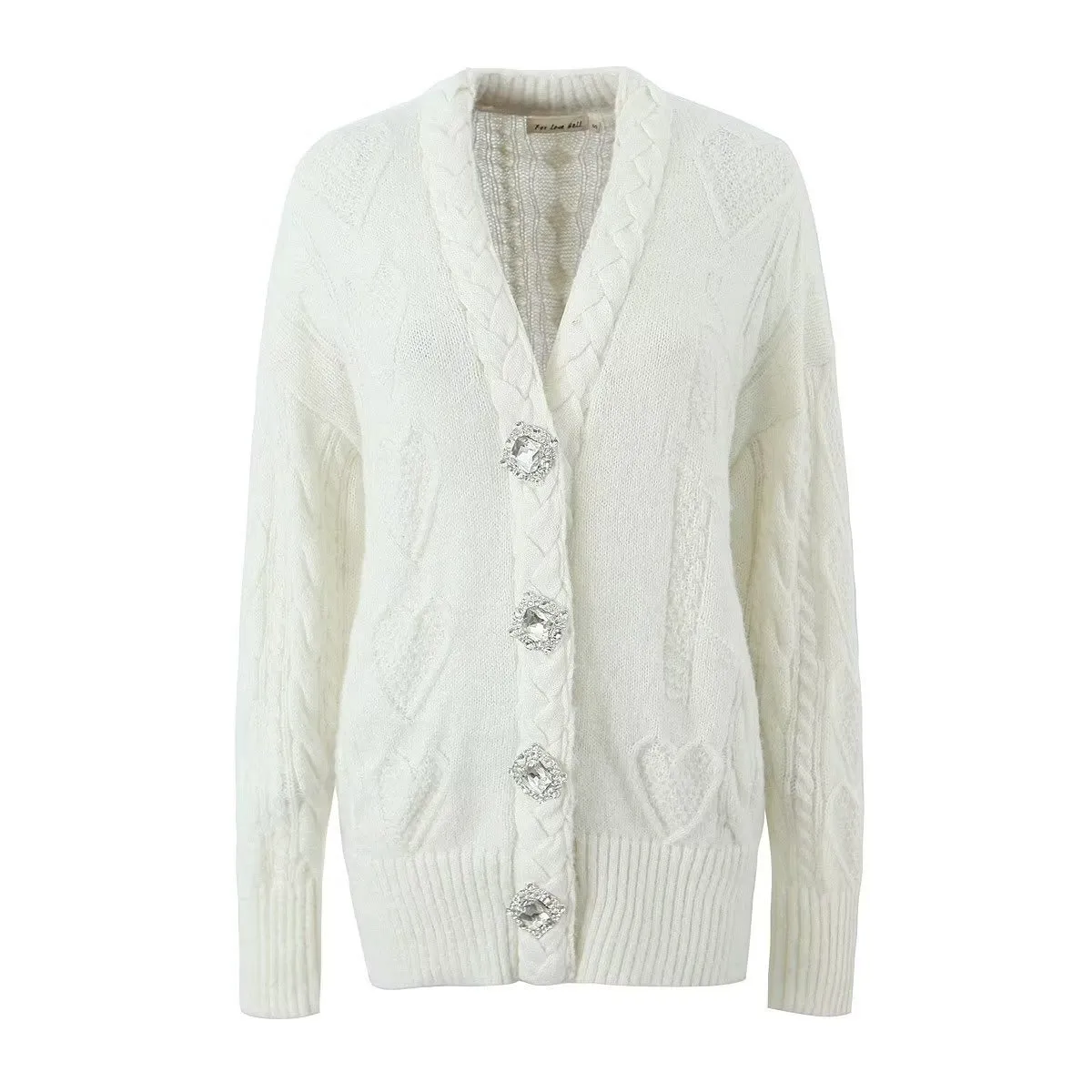Pre Order:  Fancy Buttons Knitted Sweater