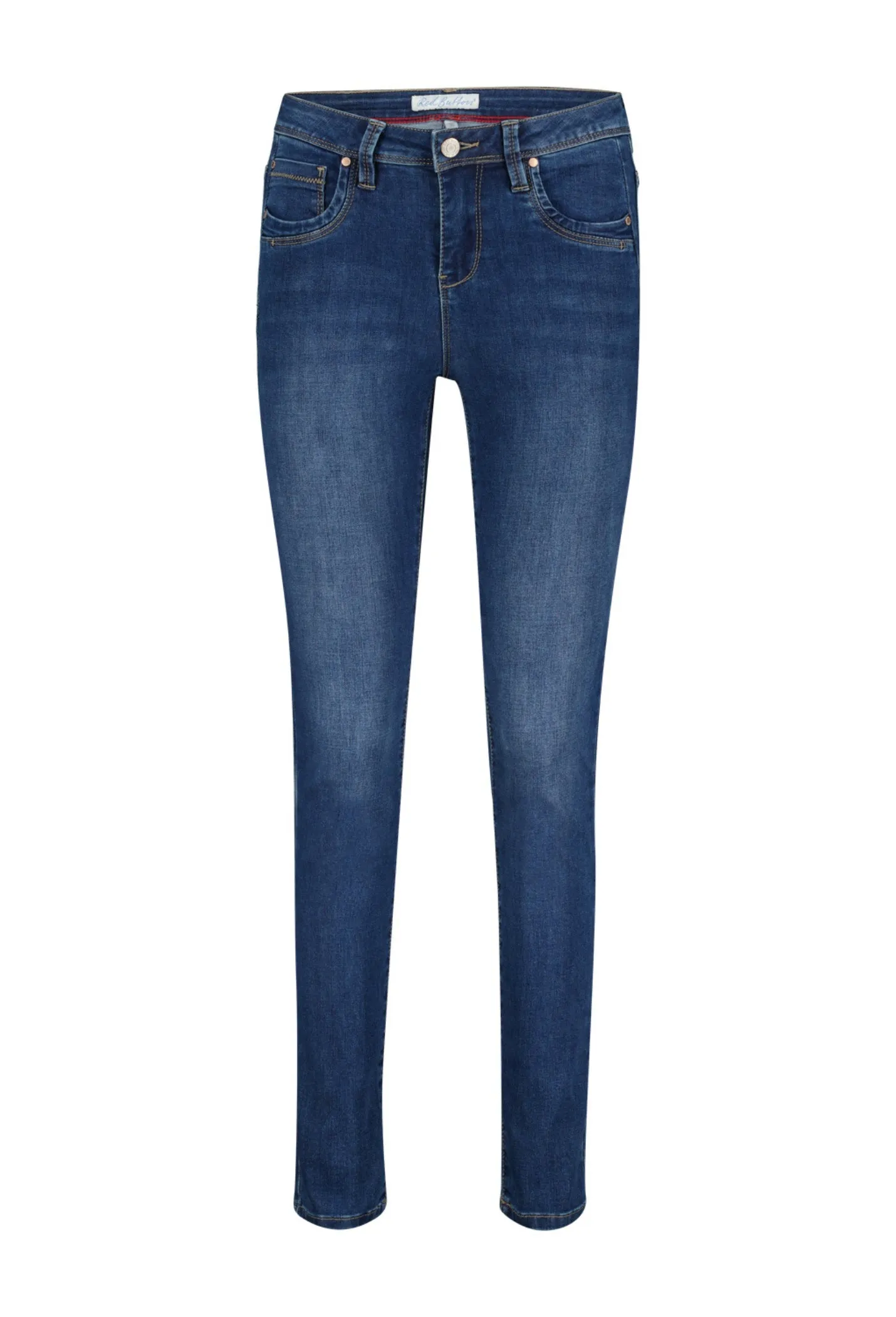 Red Button SRB3800 Jimmy Midstone Used Repreve Straight Jeans