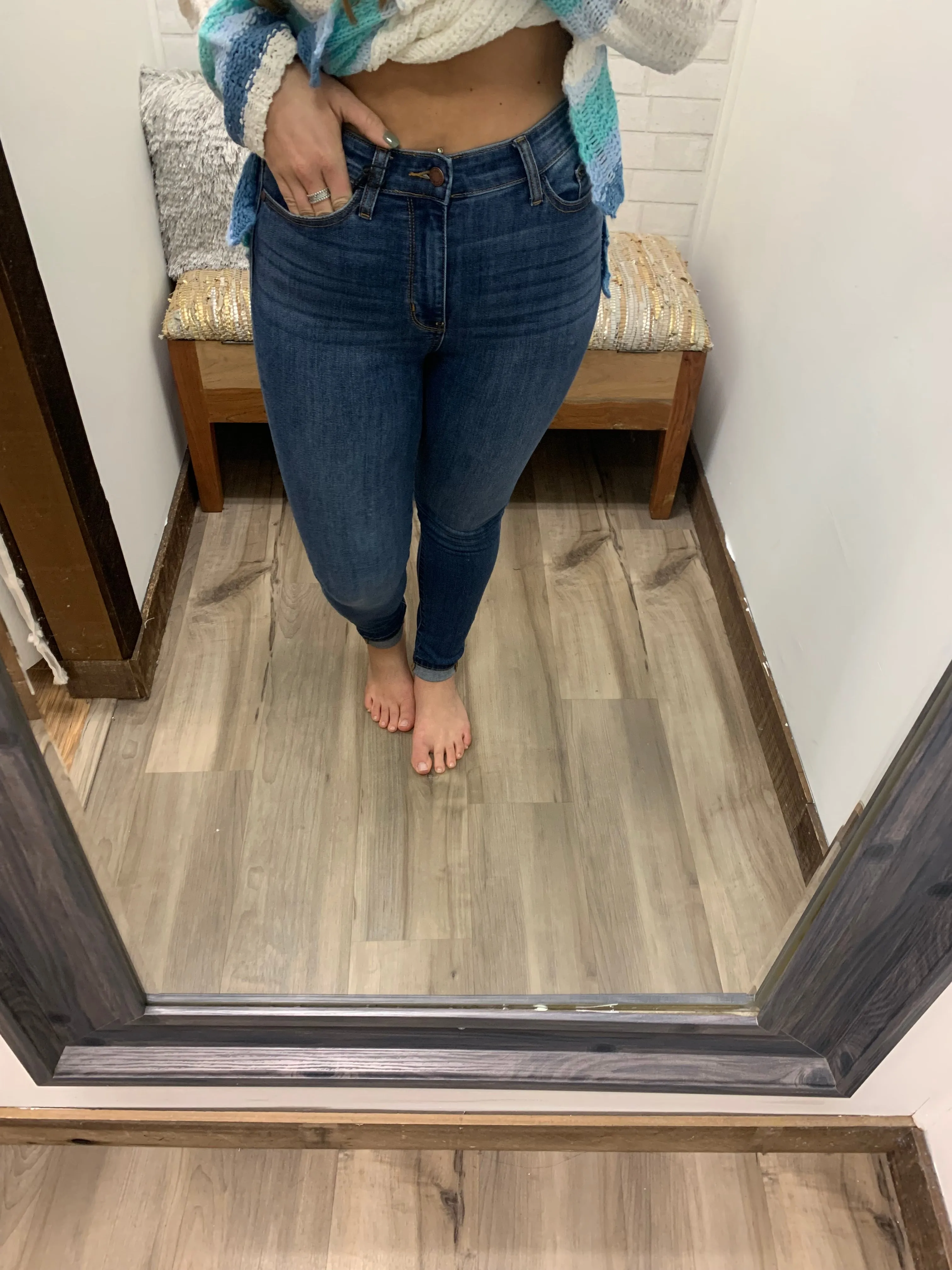 Sadie High Waist Skinny Judy Blue Jeans