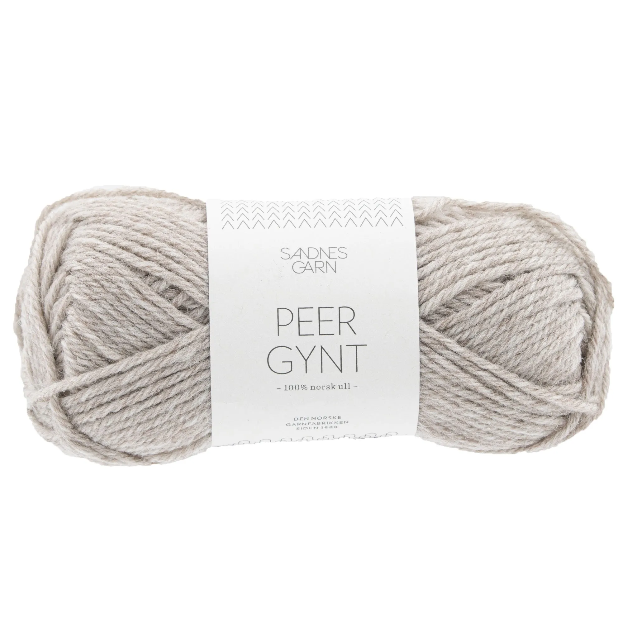 Sandnes Garn  Peer Gynt Yarn - 2650 Gray Beige Heather