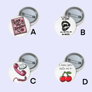 Sassy and Witty Pin Badge Bundle 2
