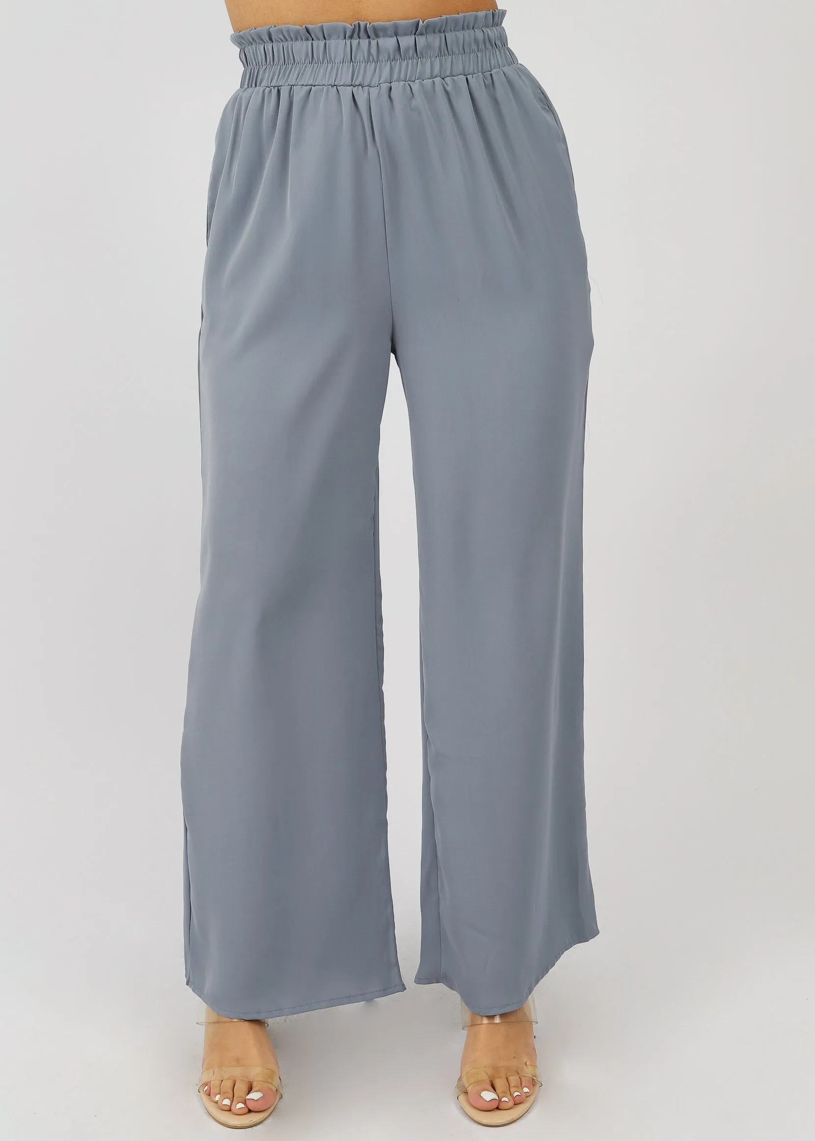 Satin Wide Leg Pants