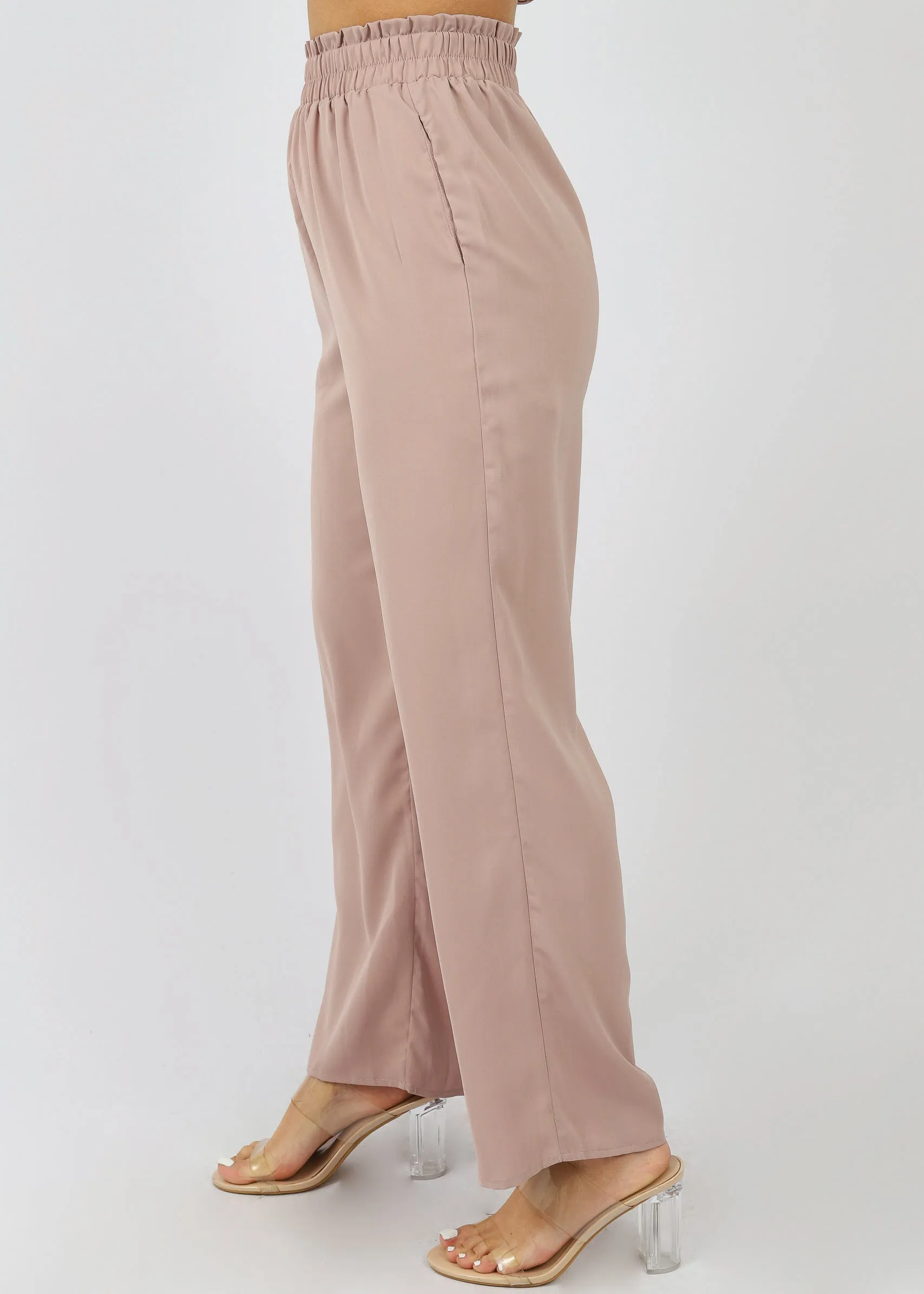 Satin Wide Leg Pants