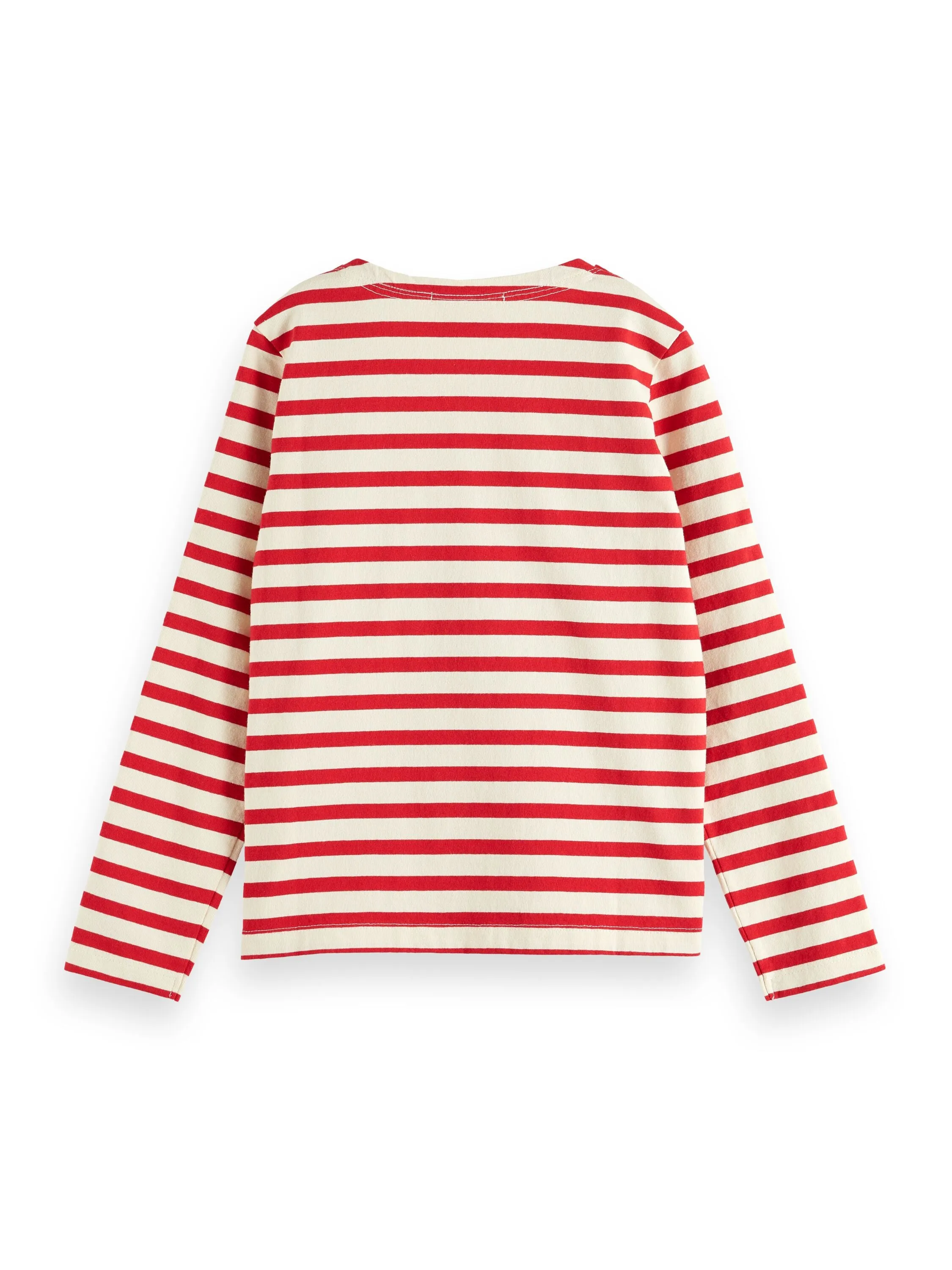 SCOTCH AND SODA SS24  BRETTON STRIPE LONG SLEEVE T-SHIRT TOP