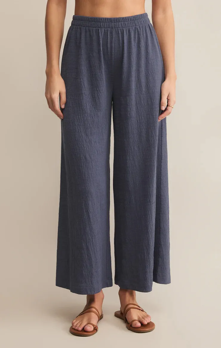Scout Textured Slub Pant Worn Blue