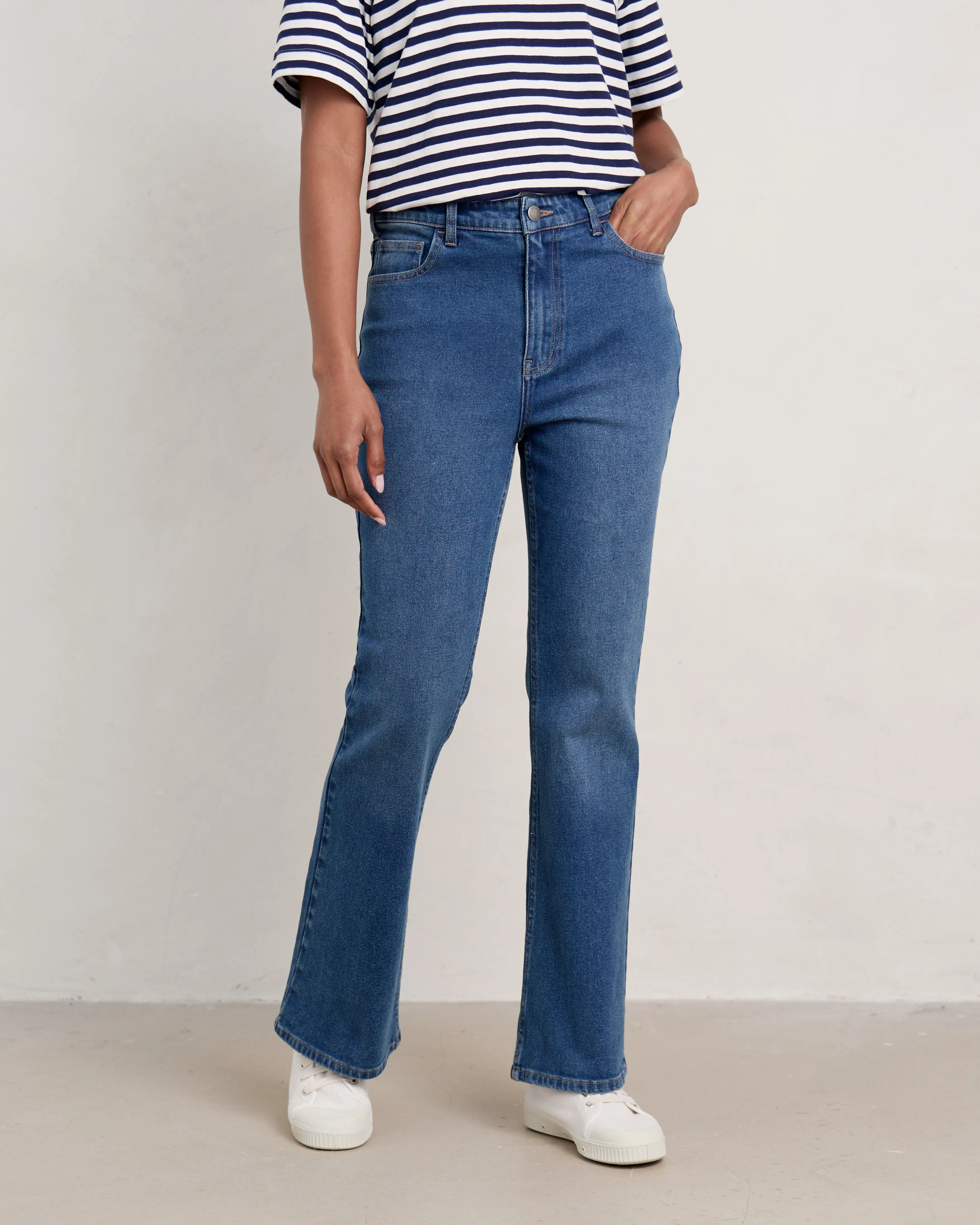 Seasalt Highmore Jean - Mid Wash Tide