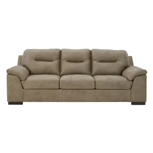 Signature Design by Ashley Maderla Stationary Leather Look Sofa 6200338