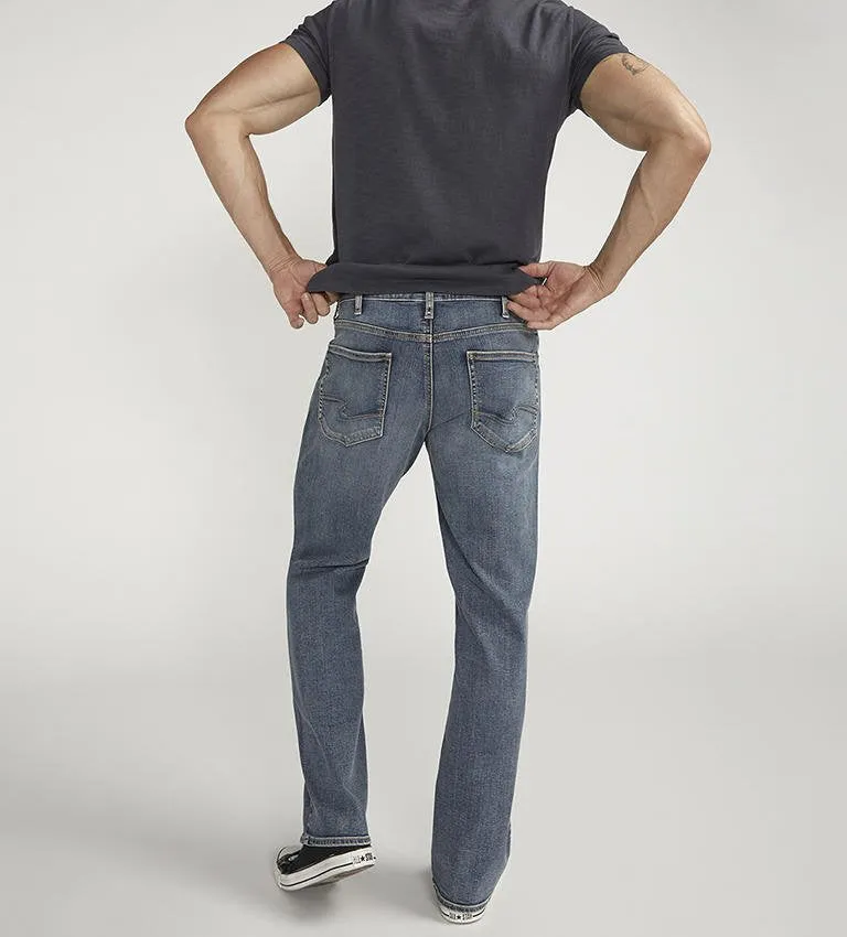 Silver Jeans Mens Zac Relaxed Fit Straight Leg Indigo Jeans