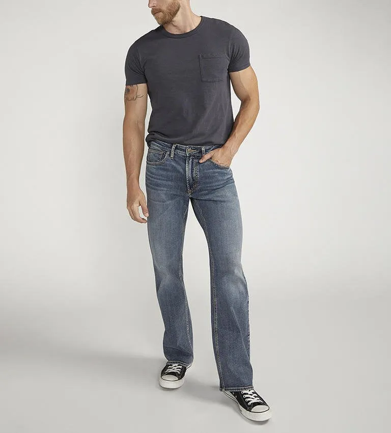 Silver Jeans Mens Zac Relaxed Fit Straight Leg Indigo Jeans