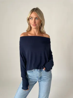 Six Fifty Anywhere Top | Navy