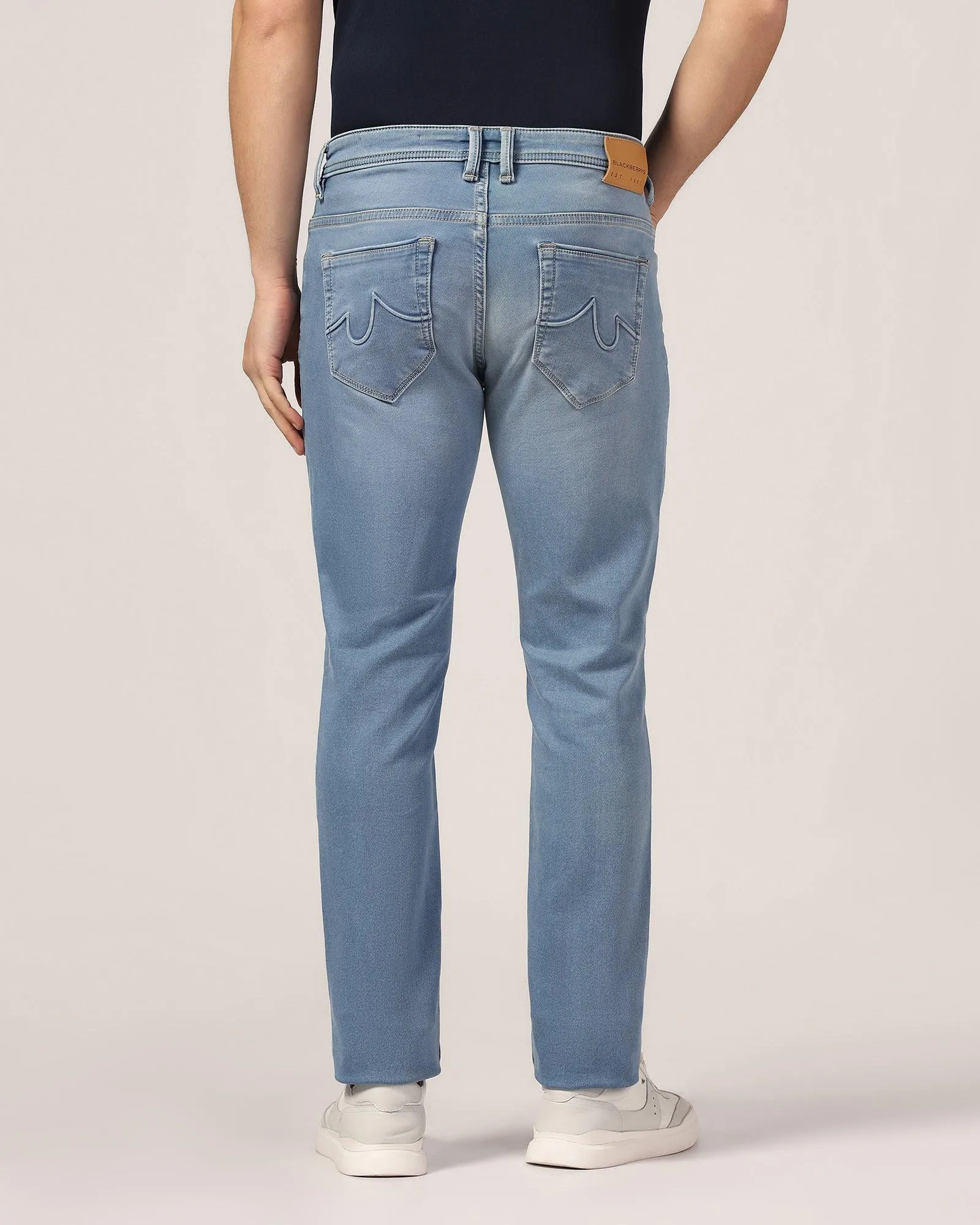 Slim Comfort Buff Fit Indigo Textured Jeans - Cruz