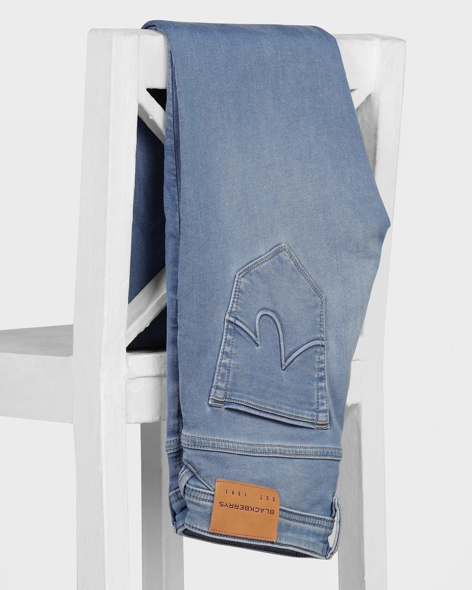 Slim Comfort Buff Fit Indigo Textured Jeans - Cruz
