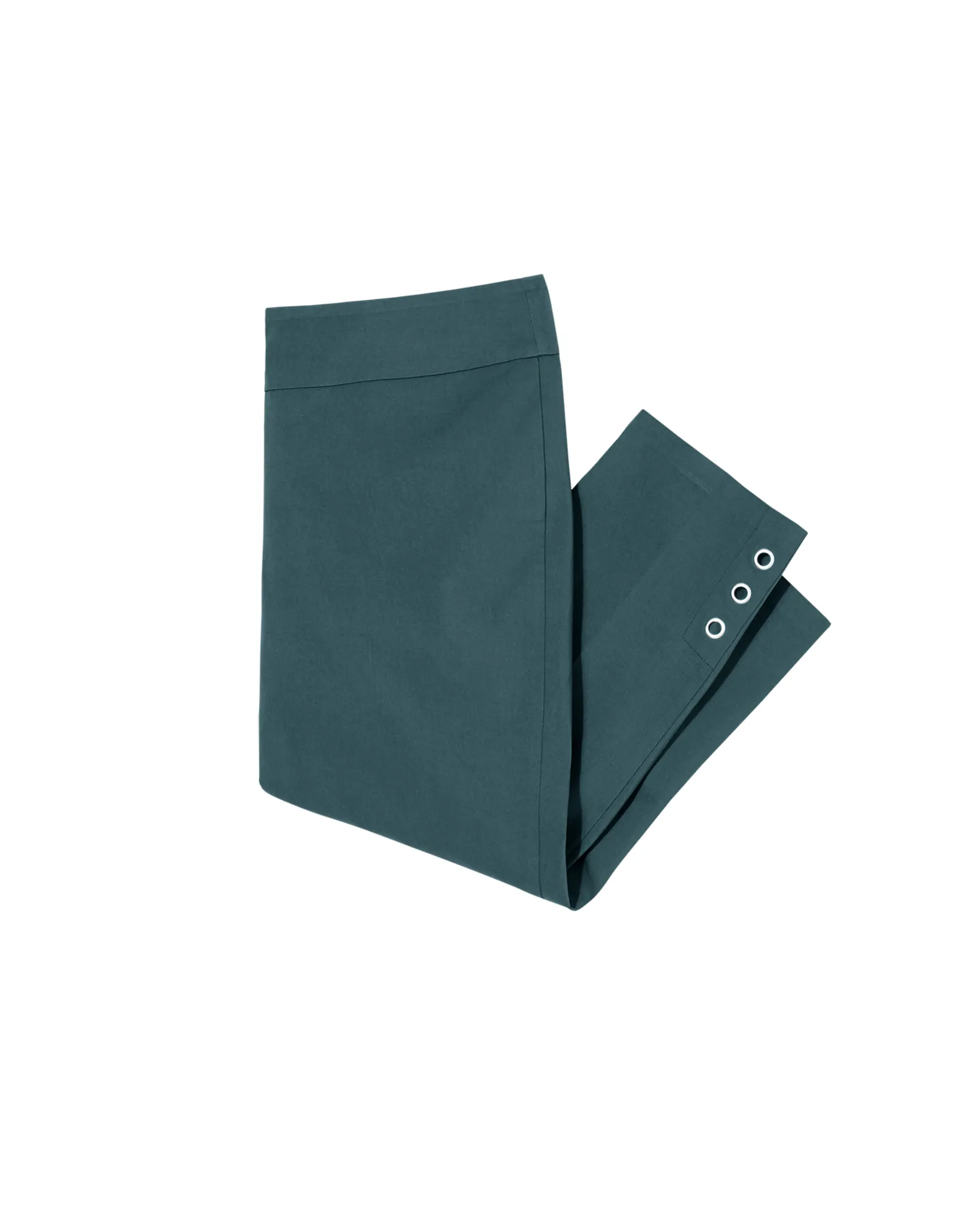 Sofia Ankle Pant with Grommet Detail | Teal