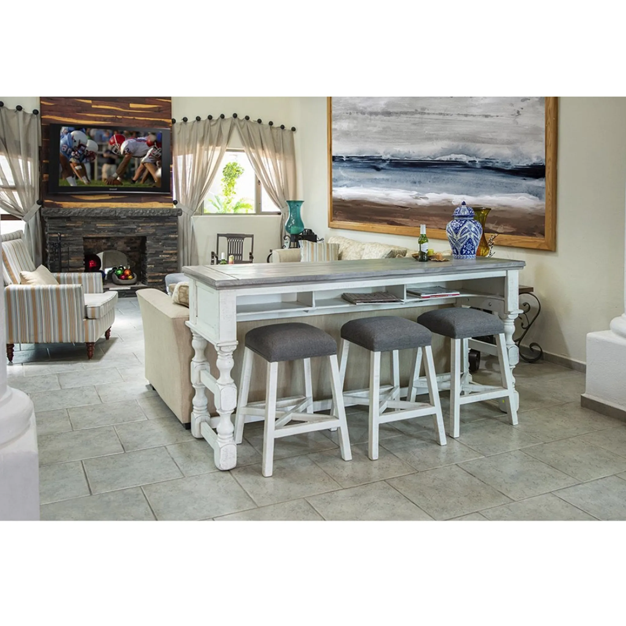 Stonegate Counter Height Console Table