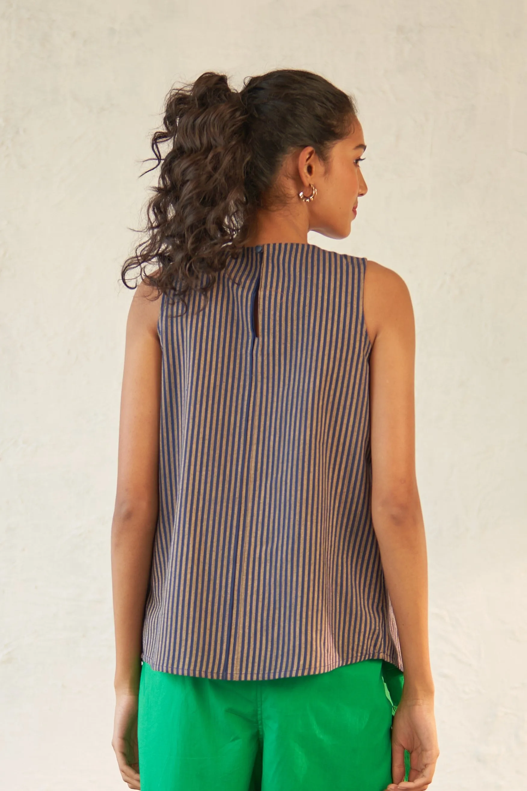 Stripe Swerve Top