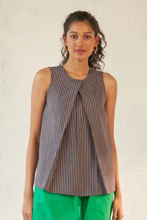 Stripe Swerve Top