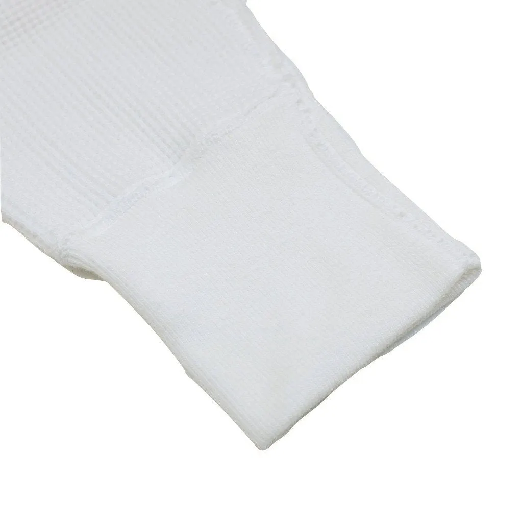 Studio D'Artisan L/S Heavy Thermal Henley (White)