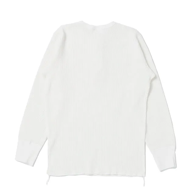 Studio D'Artisan L/S Heavy Thermal Henley (White)