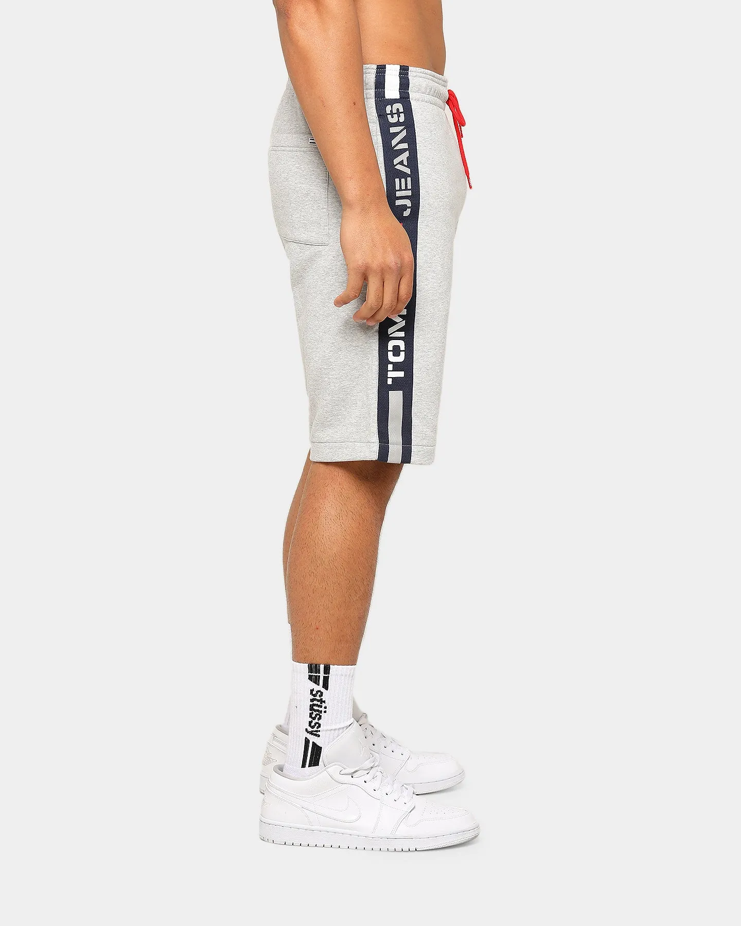 Tommy Jeans Men's TJM Branded Tape Sweatshort Grey