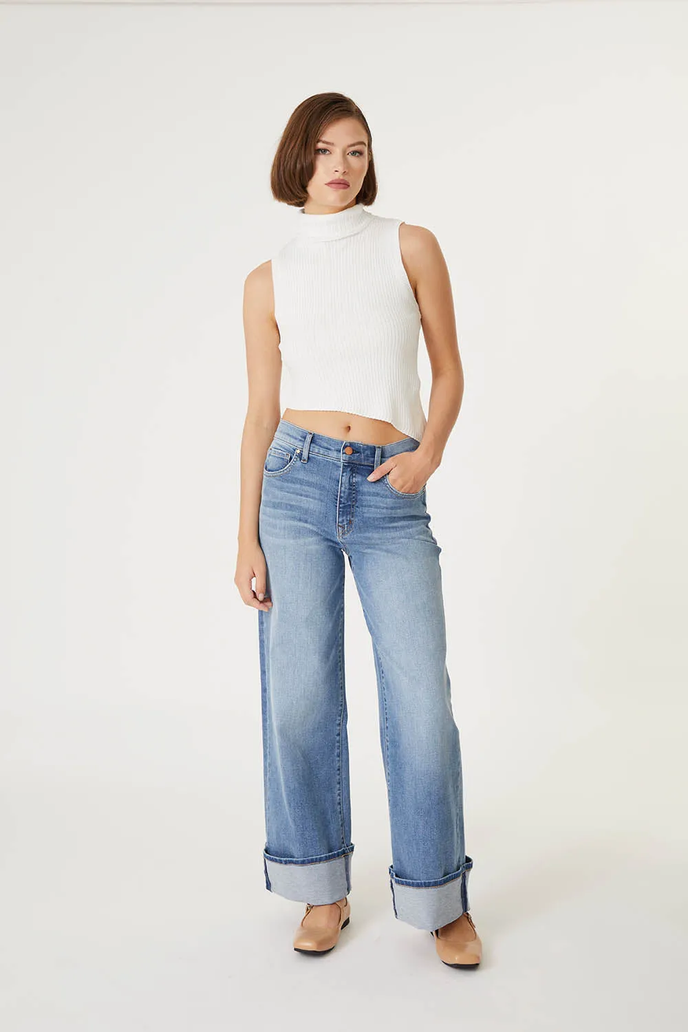 Tribecca Wide Cuff Jean