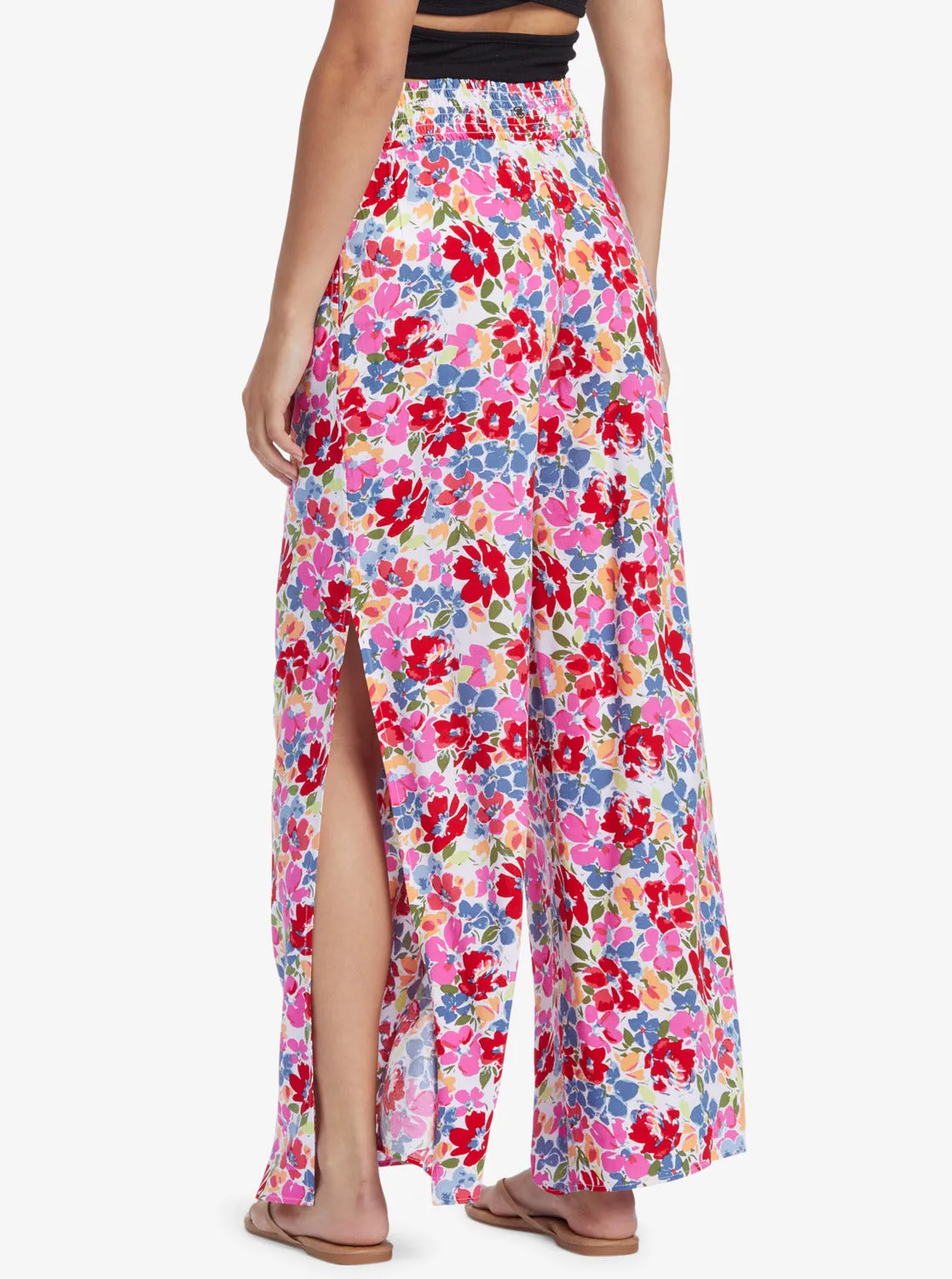 Tropical Rhythm Beach Pants - Shocking Pink Bloomin Babe