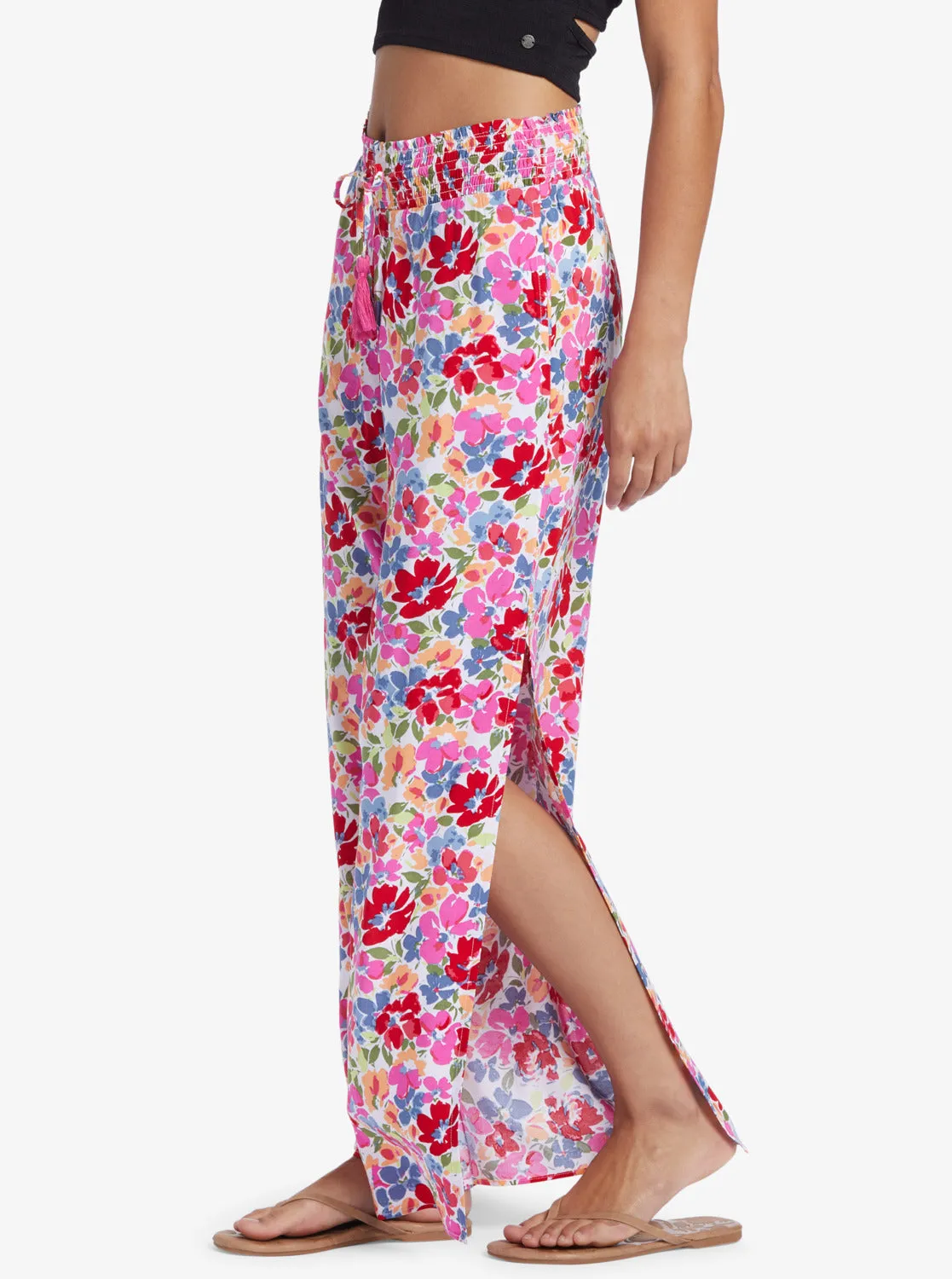 Tropical Rhythm Beach Pants - Shocking Pink Bloomin Babe