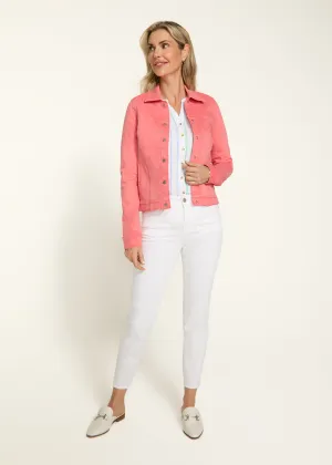 Twill Jacket, Coral
