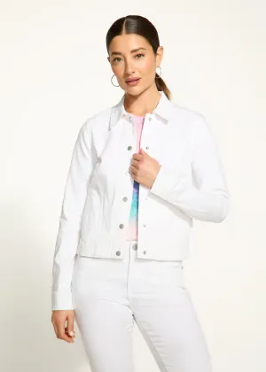 Twill Jacket, White