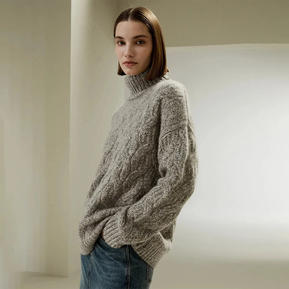 Versatile Ribbed Cashmere Sweater