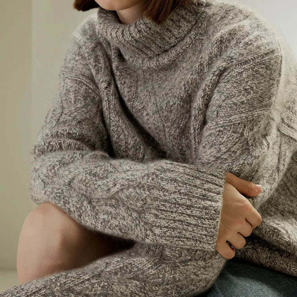 Versatile Ribbed Cashmere Sweater
