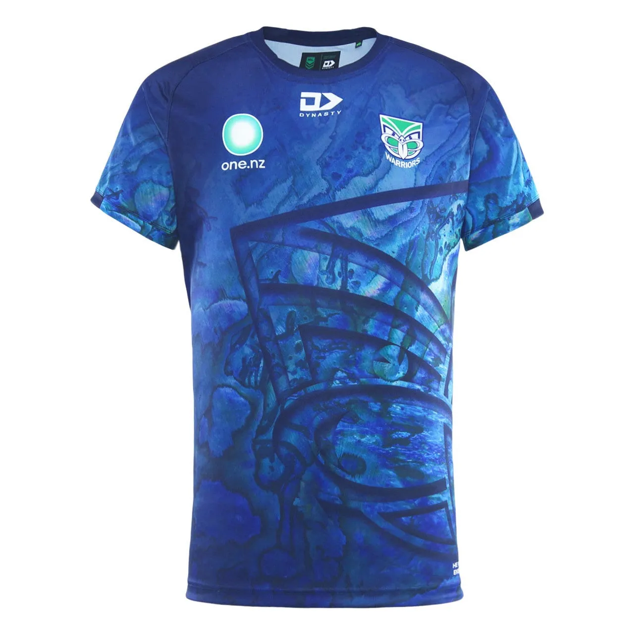 Warriors Warm Up Tee 2025 - paua