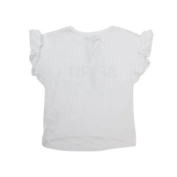 WHITE LETTERING T-SHIRT