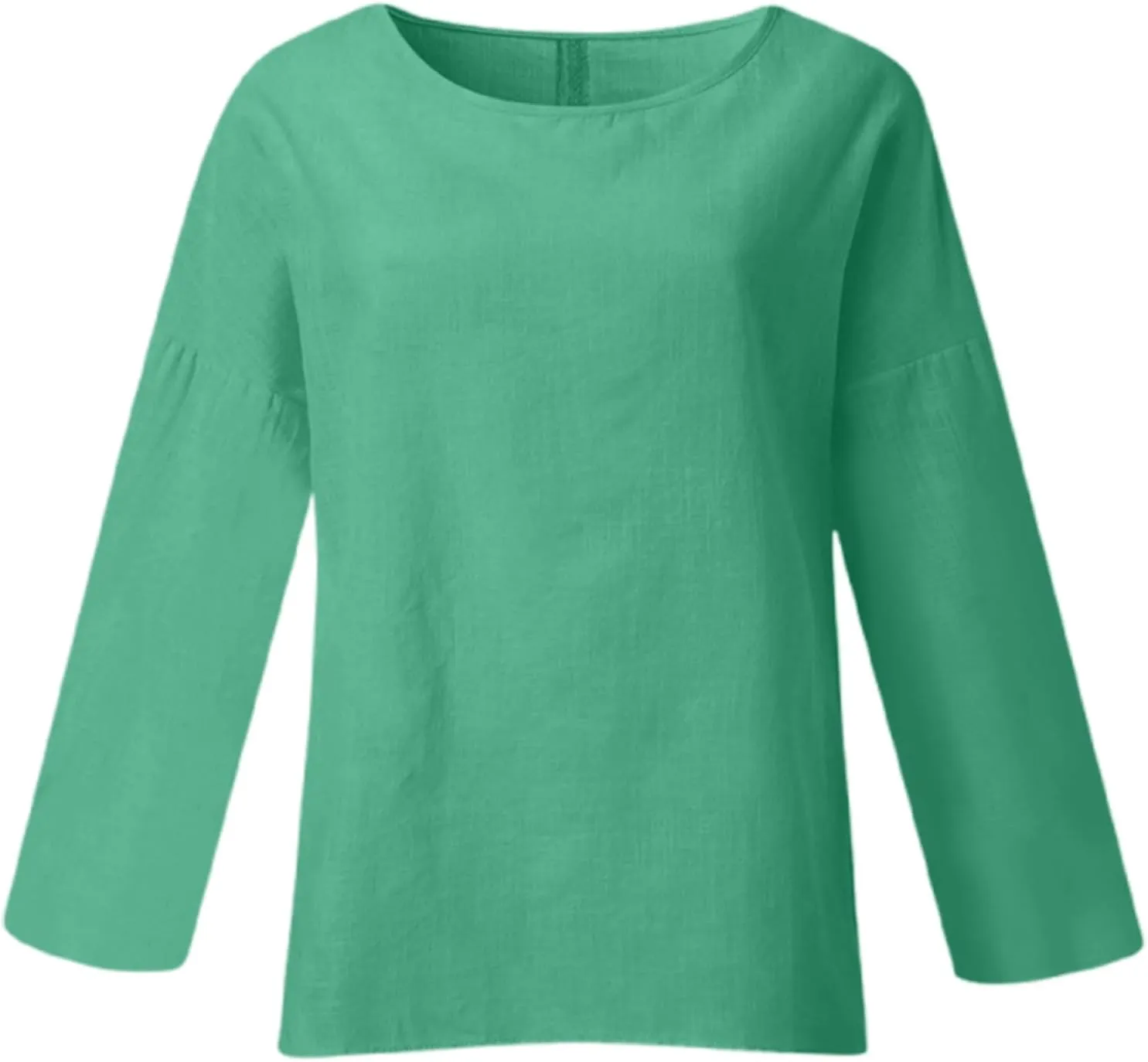 Women Buttons Cotton Linen Short Sleeve T Shirt Summer Henley Casual Plus Size Tunic Tops V-Neck Loose Tshirts