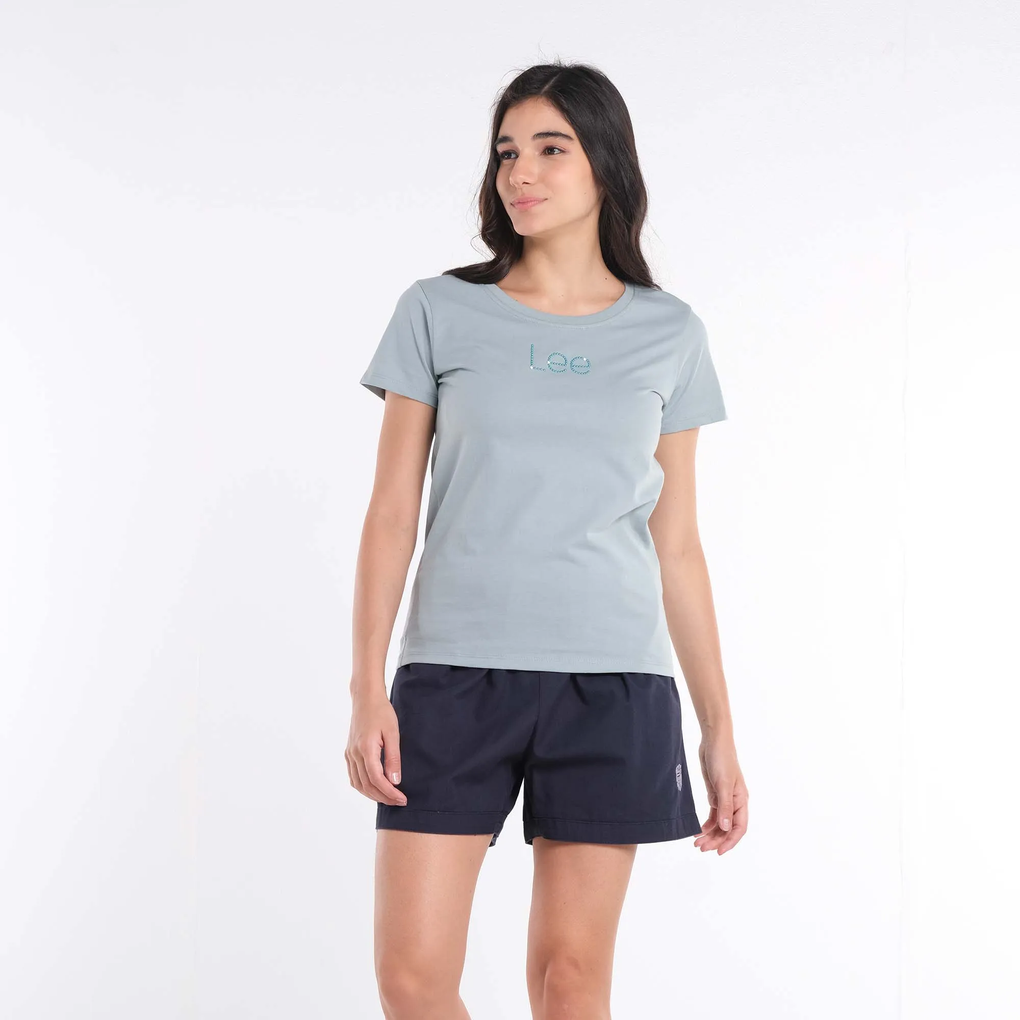 WOMENS LEE RHINESTONE DESIGN TOPS