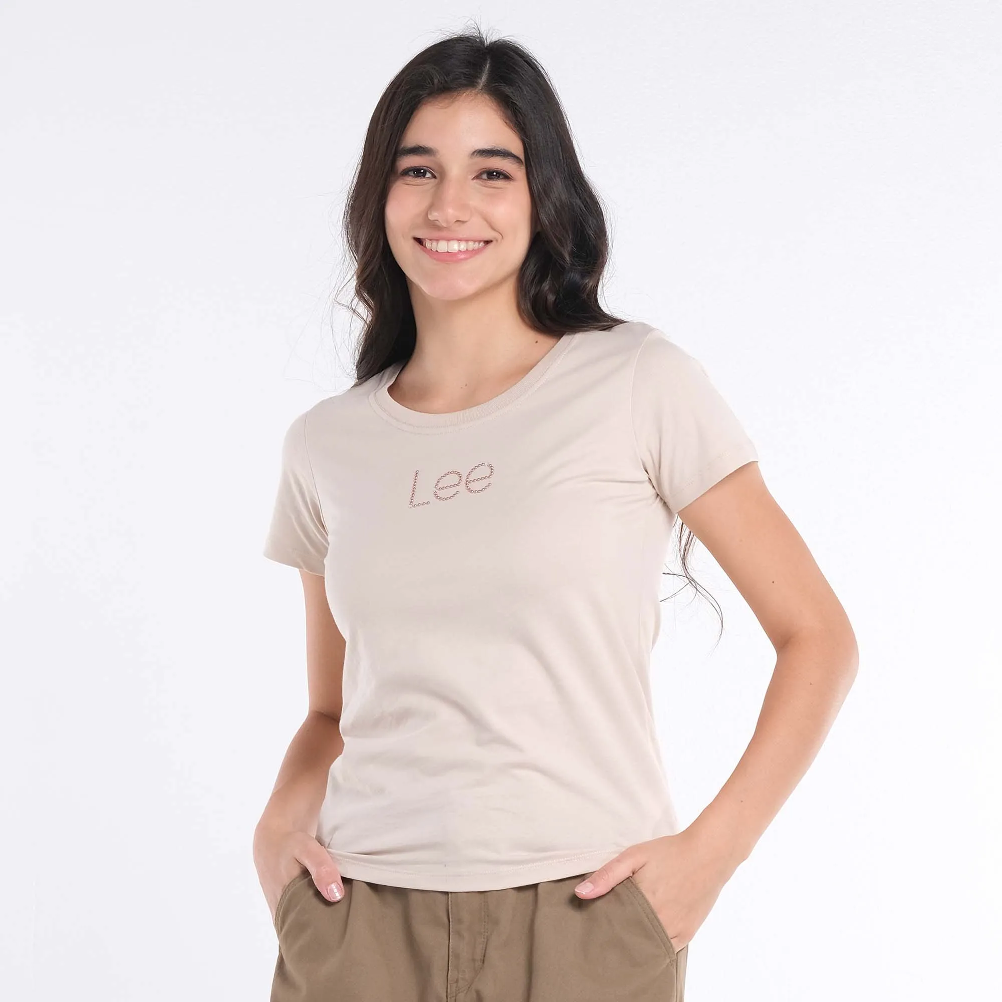 WOMENS LEE RHINESTONE DESIGN TOPS