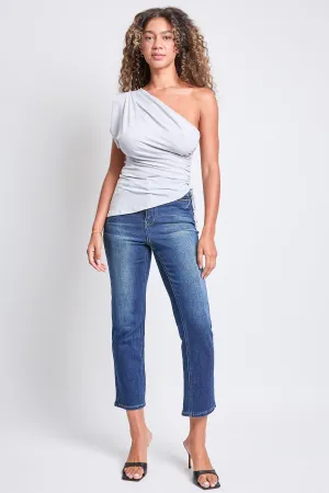 Women's Luxe High Rise Vintage Stretch Straight Leg Jeans