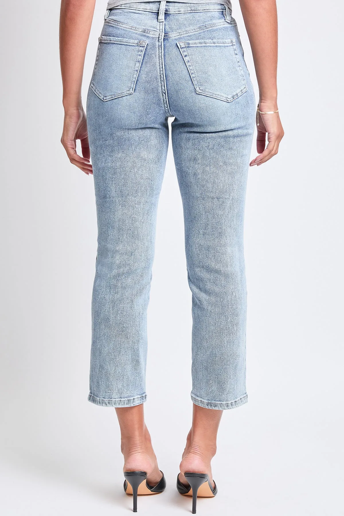 Women's Luxe High Rise Vintage Stretch Straight Leg Jeans