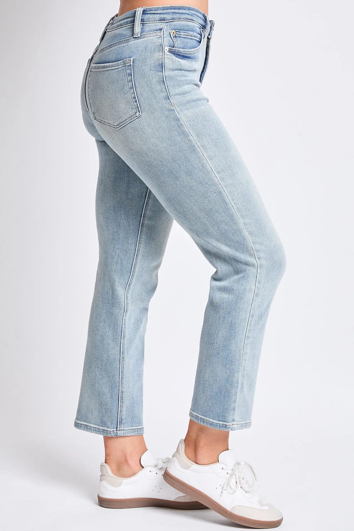Women's Luxe High Rise Vintage Stretch Straight Leg Jeans