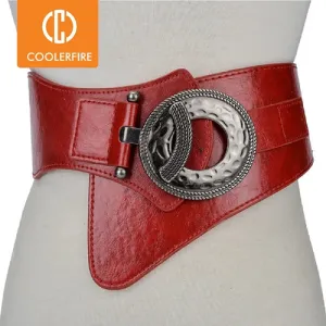 Women's Wide Elastic Belt