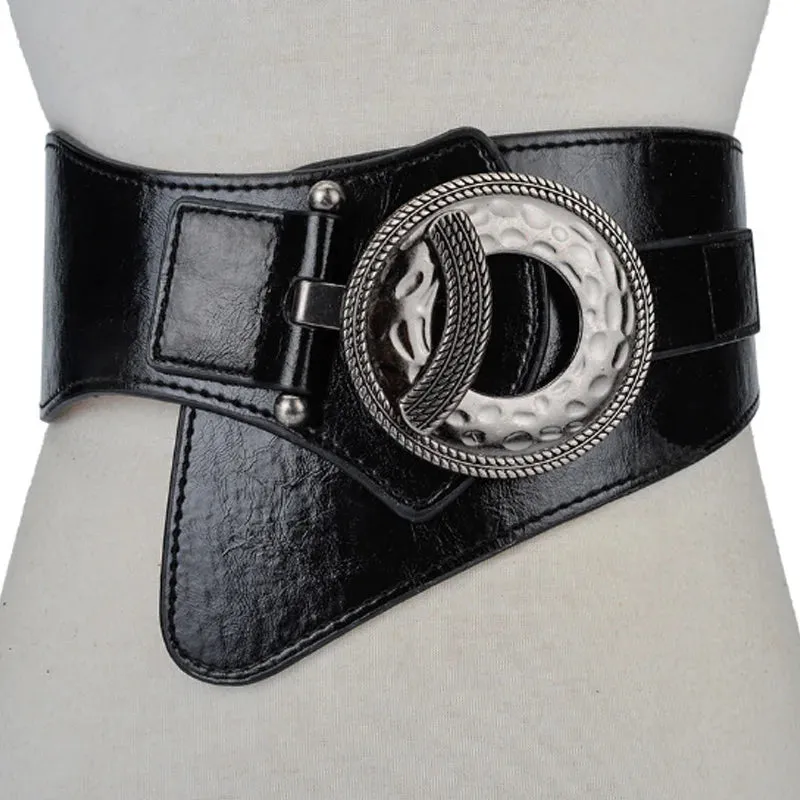 Women's Wide Elastic Belt