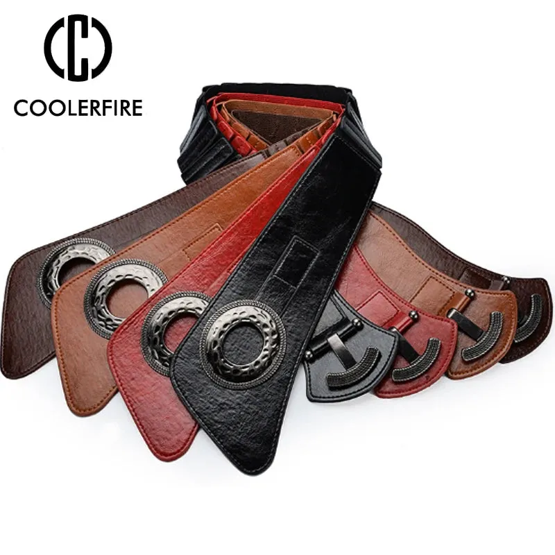 Women's Wide Elastic Belt