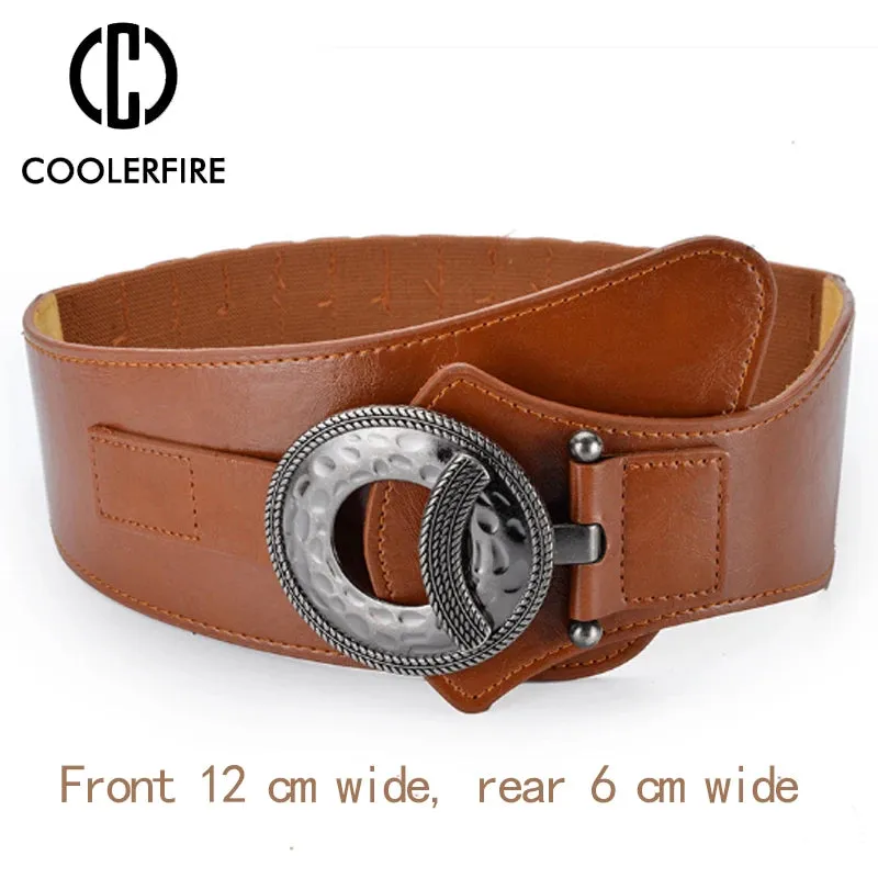 Women's Wide Elastic Belt