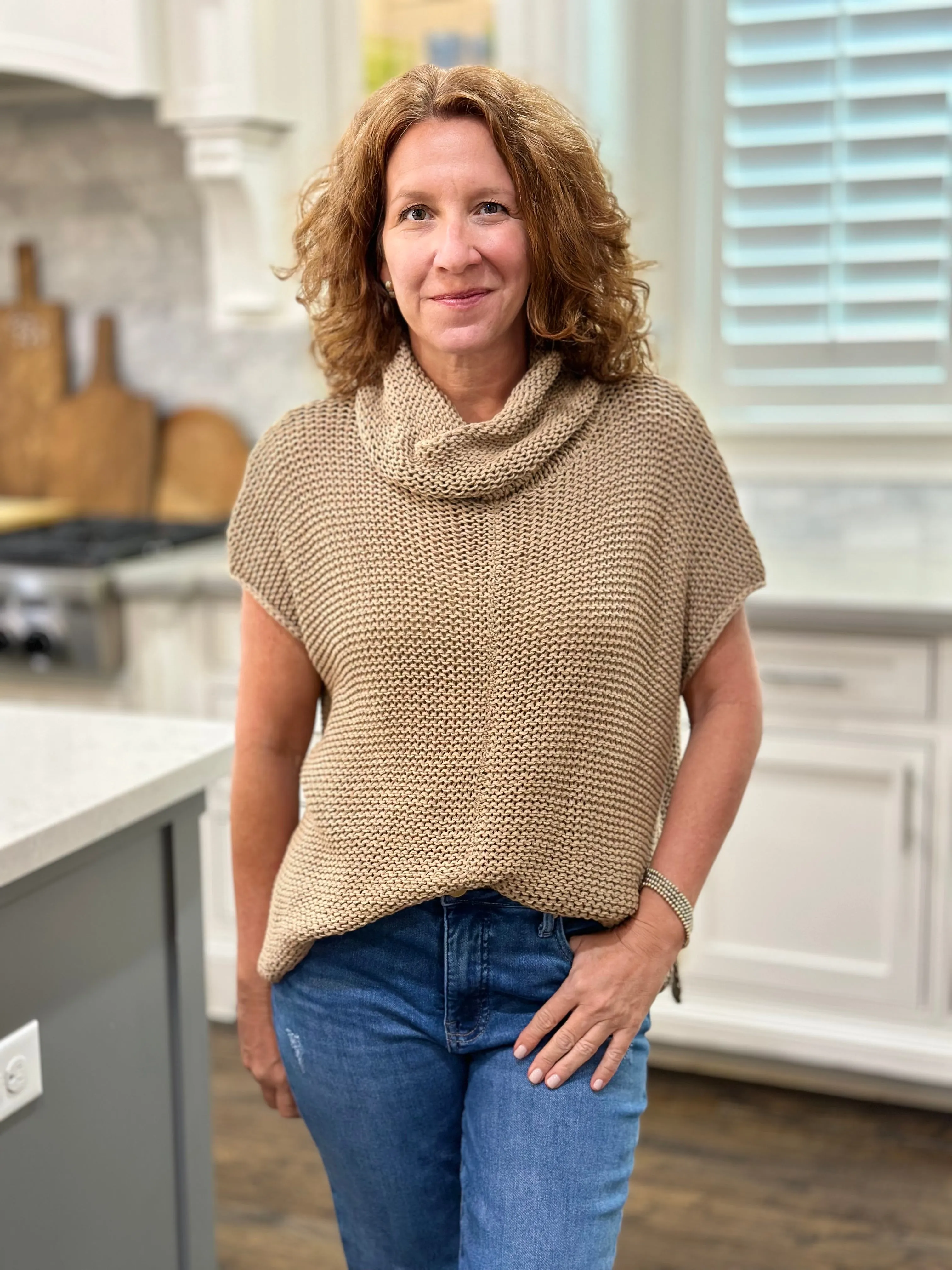 Wooden Ships Tasha Cowl Neck Cotton Top
